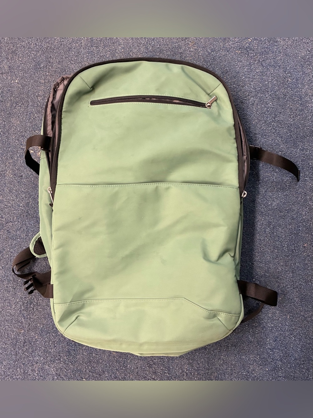 Open Story 45L 22.5” travel backpack dark ivy water resistant large size